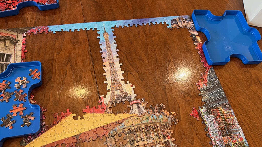 Puzzle with Eiffel Tower