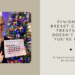 finishing treatment doesn't mean you're done. Author standing in front of a Christmas tree holding a calendar with her thumb up