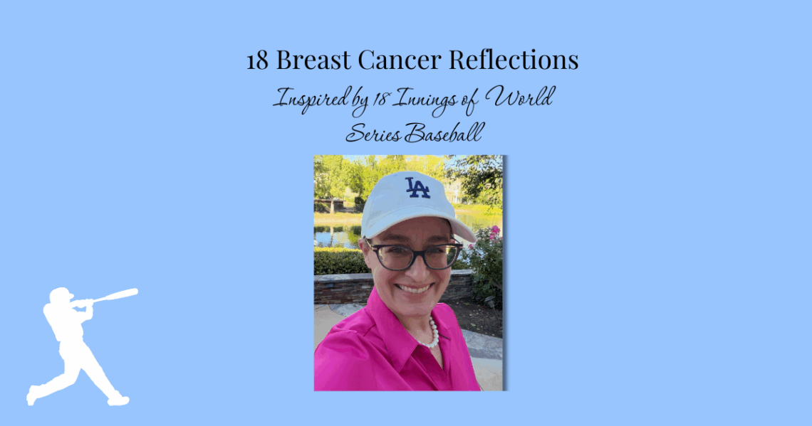 Photo of the author in a dodgers hat and title of blog post