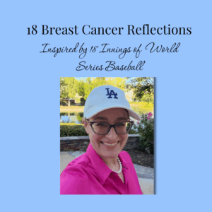 Photo of the author in a dodgers hat and title of blog post