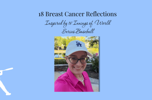 Photo of the author in a dodgers hat and title of blog post